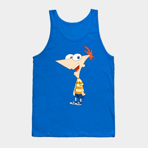 Phineas Tank Top by LuisP96